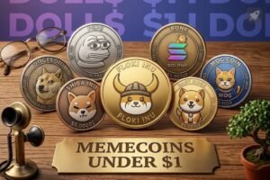 Top 7 Memecoins Under $1 That Could 20× in the 2025 Bull Run